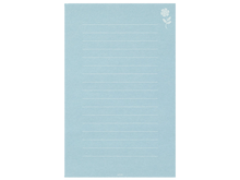 Light Blue Flowers, Letter Stationery Set