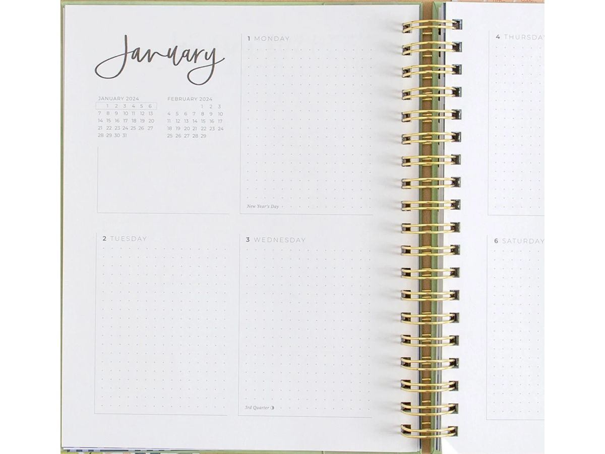 2024 12Month Calendar Montauk Planner Noteworthy Paper & Press