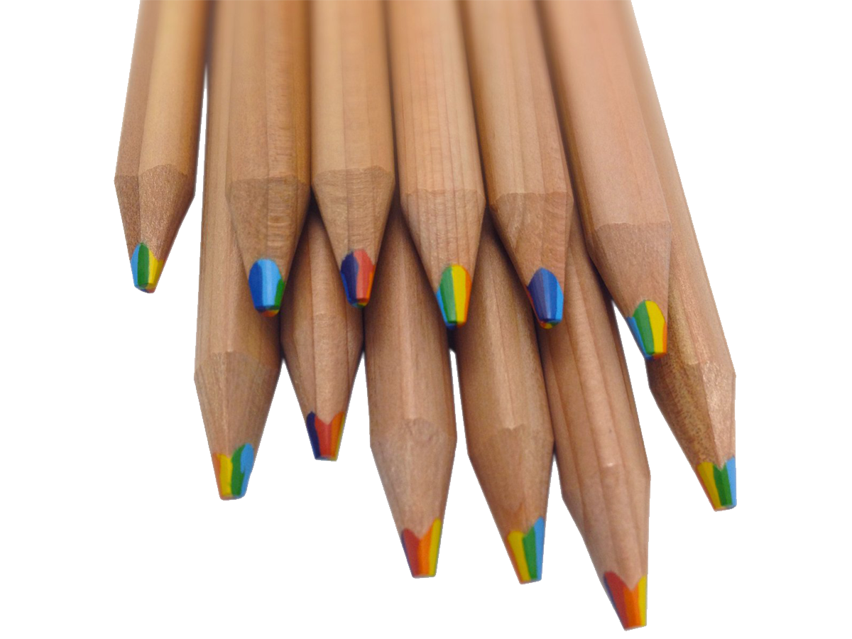 7-in-1 Rainbow Pencil – Noteworthy Paper & Press