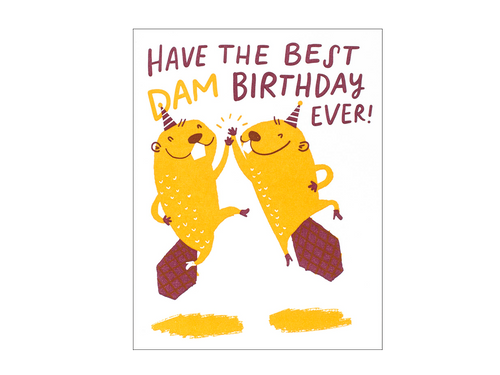 Best Dam Birthday, Single Card