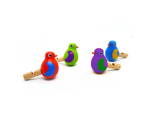 Itty Bitty Bird Whistles, Various Colors