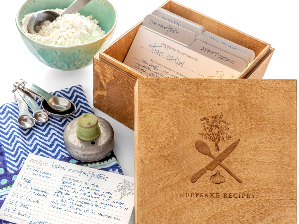 Keepsake Recipe Box & Recipe Cards Noteworthy Paper & Press Keepsake Recipe Box & Recipe Cards Noteworthy Paper & Press