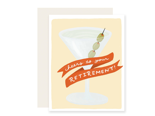 Retirement Martini, Single Card