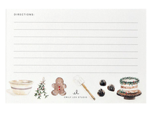 Christmas Baking Recipe Cards