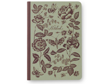 Assorted Set of 3 English Rose Notebooks