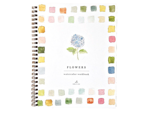 Flowers Watercolor Workbook
