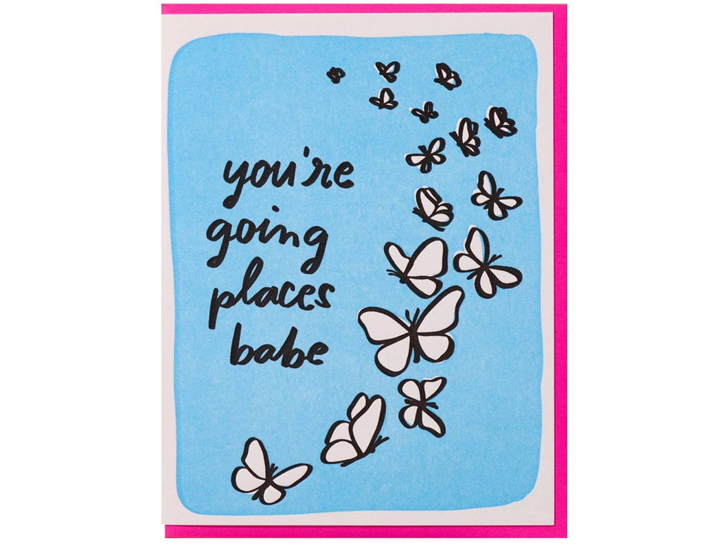 Going Places Babe, Single Card
