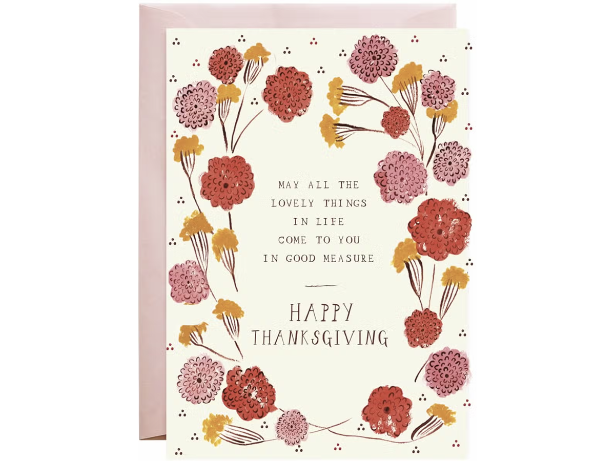 Good Measure Thanksgiving, Single Card – Noteworthy Paper & Press