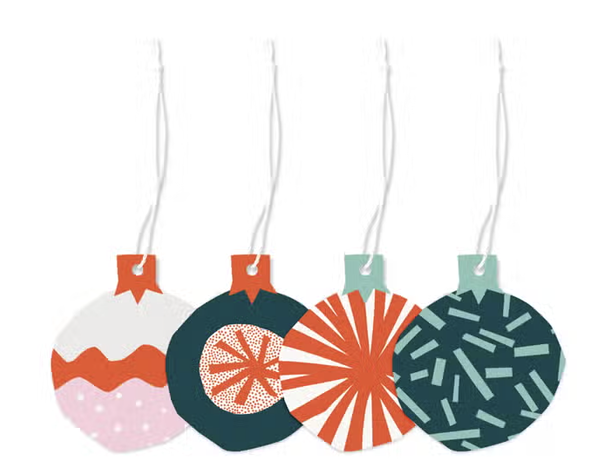 Letterpress Ornament Tag, Set of 8 Noteworthy Paper & Press