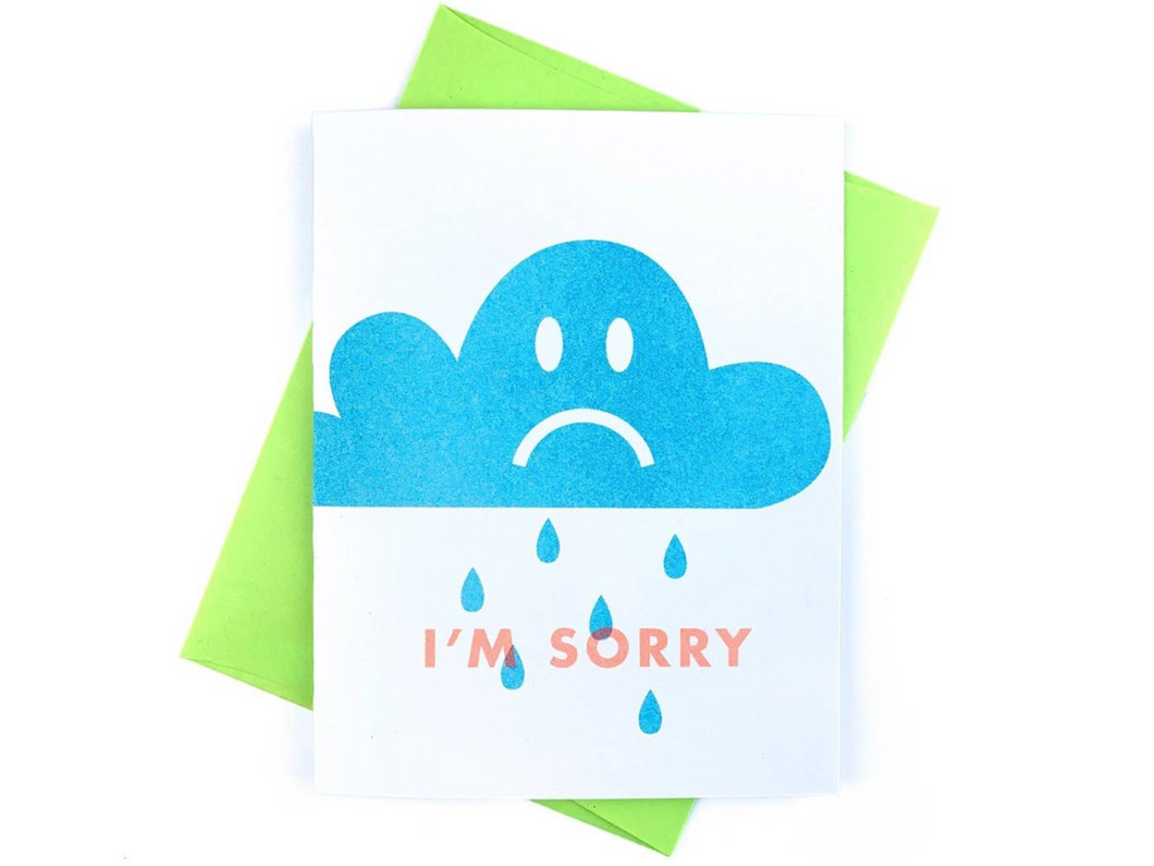 I'm Sorry Cloud, Single Card
