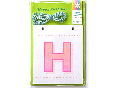 Riso Banner Kit, Happy Birthday!
