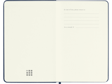 Pocket Hard Cover Ruled Journal, Sapphire Blue