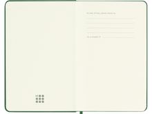 Pocket Hardcover Ruled Notebook, Myrtle Green