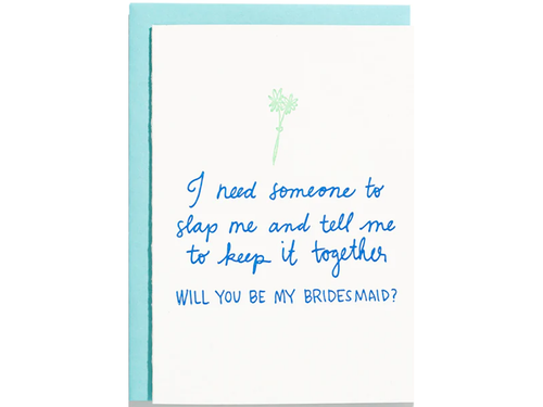 Slap Me Bridesmaid, Single Card