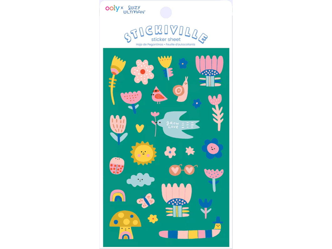 Garden Of Love Stickiville Sticker Sheet