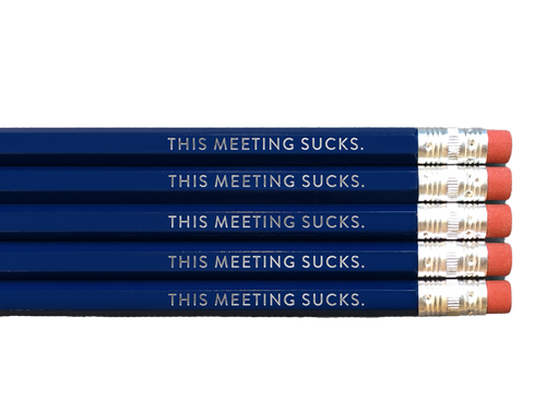 This Meeting Sucks, Pencil Pack of 5