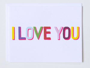 Neon I Love You, Single Card
