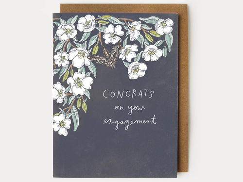 Congrats on Your Engagement Primrose, Single Card