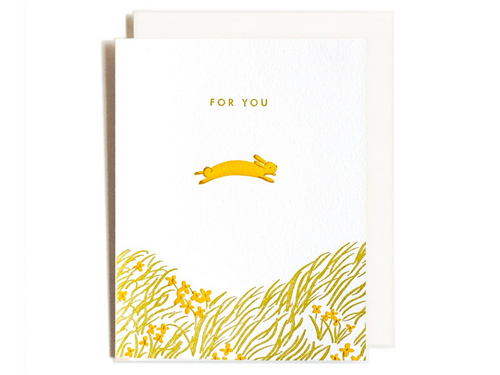 For You Bunny, Single Card