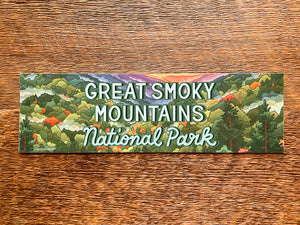 Great Smoky Mountains Bumper Sticker
