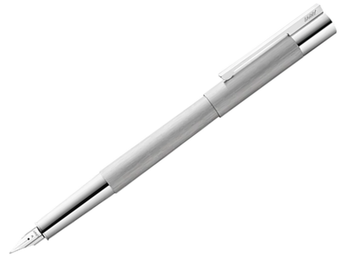 Scala Fountain Pen, Stainless Steel