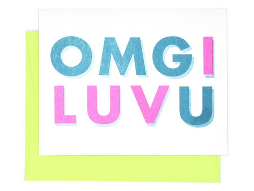 OMG I LUV U, Single Card