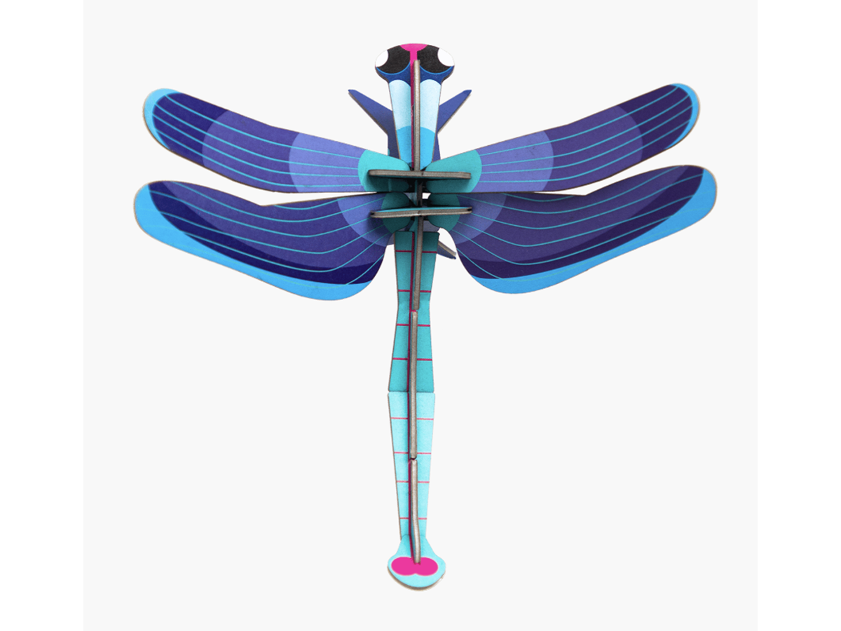Sapphire Dragonfly Wall Decoration Noteworthy Paper & Press