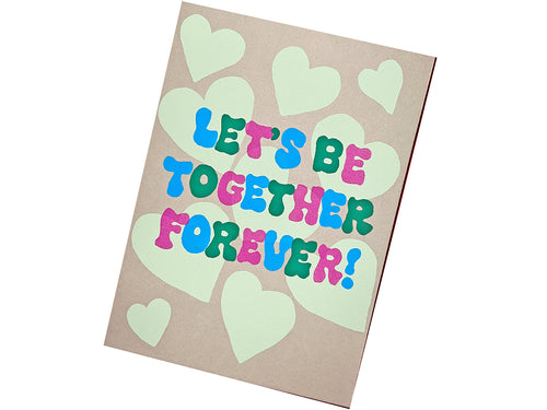 Let's Be Together Forever, Single Card