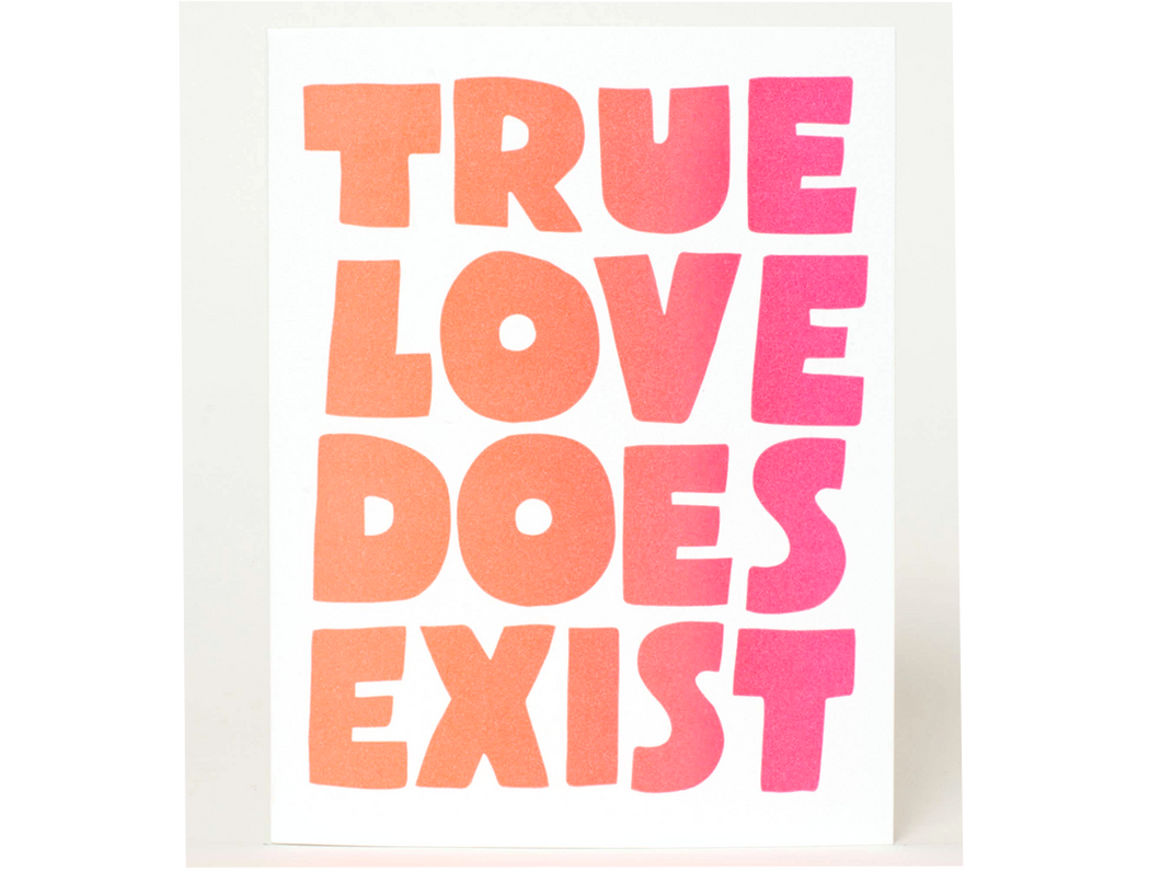 True Love Does Exist, Single Card