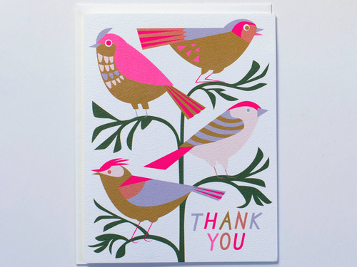 Song Bird Thank You, Single Card