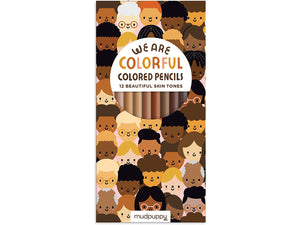 We are Colorful, Skin Tone Colored Pencils, Set of 12