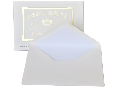 A5 Pure Cotton Envelopes, Pack of 25
