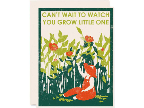 Watch You Grow New Baby, Single Card