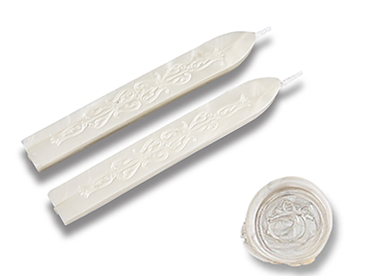 Sealing Wax Sticks- Package of Six Sticks in Silver Shimmer — Two Hands  Paperie