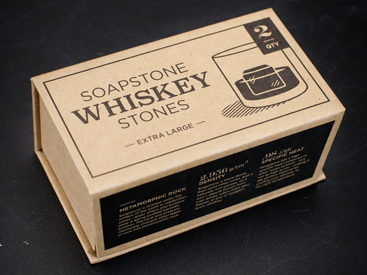 Soapstone Whiskey Stones: Mega Rocks - Extra Large Whiskey Rocks –  Cognitive Surplus