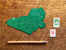 Catskills Map Magnet