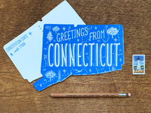 Greetings from Connecticut Postcard