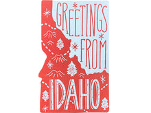 Greetings from Idaho Postcard