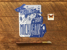Greetings from Michigan Postcard