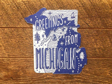 Greetings from Michigan Postcard