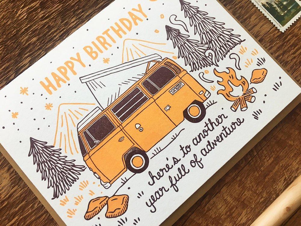 happy birthday camper Birthday Camper, Single Card – Noteworthy Paper & Press