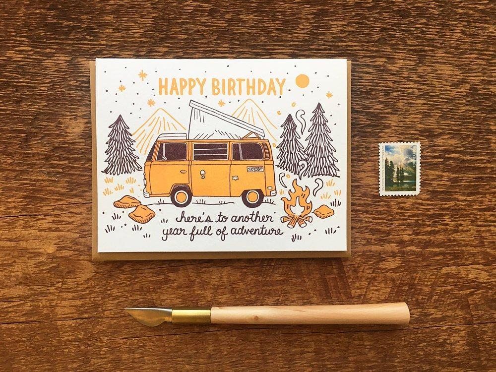 Birthday Camper, Single Card – Noteworthy Paper & Press