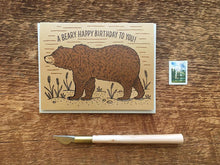 Birthday Bear Greeting Card