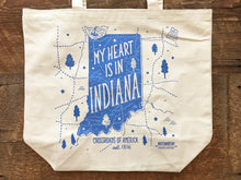 My Heart is in Indiana, Tote Bag