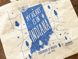 My Heart is in Indiana, Tote Bag