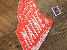 Greetings from Maine Postcard