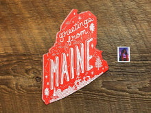 Greetings from Maine Postcard