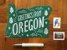 Greetings from Oregon Postcard
