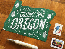 Greetings from Oregon Postcard