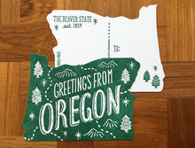 Greetings from Oregon Postcard